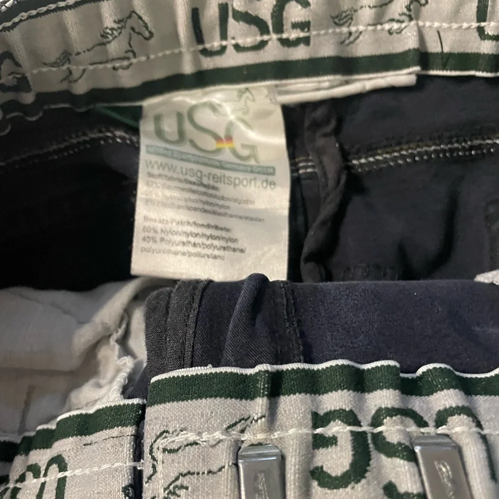 USG Equestrian Riding Breeches United Sportproducts Germany Lara Pants Size 28L - Picture 7 of 11